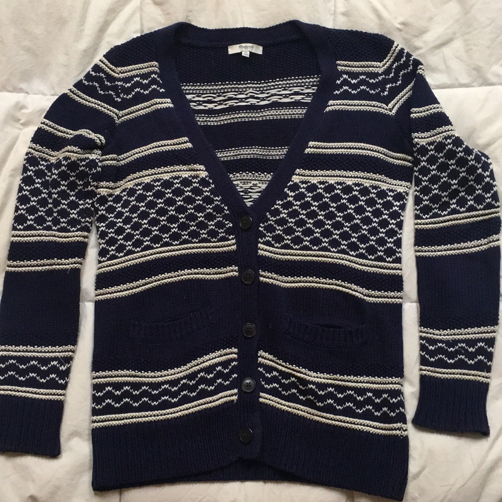 EVERYTHING MUST GO Madewell Patterned Cardigan